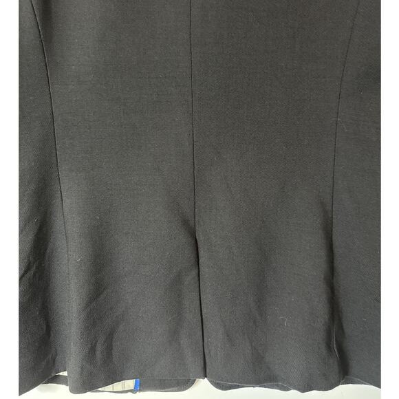 J. Crew Rhodes Black Wool Blazer Style E1037 Size 8 Tall Long Preppy Designer - Picture 9 of 15